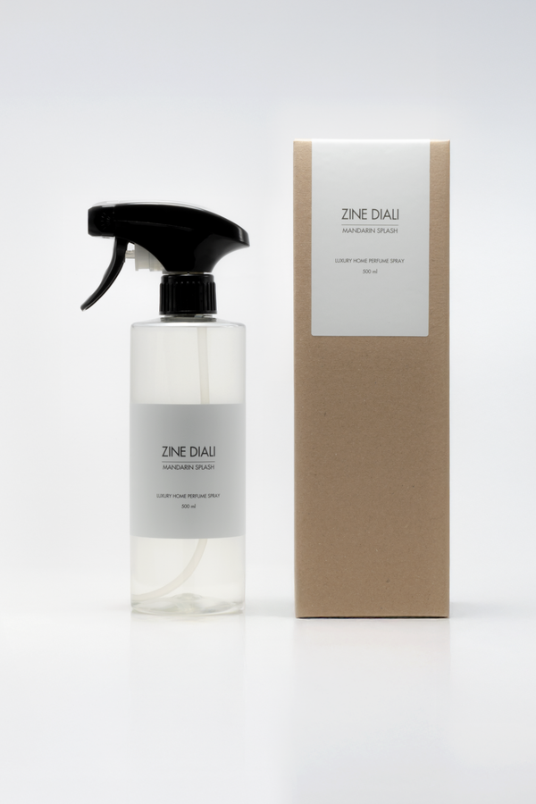 Mandarin Splash 500ml Luxury Home Fragrance – Tangerine, Passionfruit, Neroli & Floral Scent | Zinediali